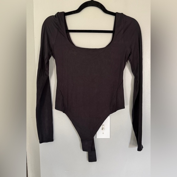 Lululemon Wundermost Ultra Soft Nulu Square Neck Bodysuit - Picture 3 of 6